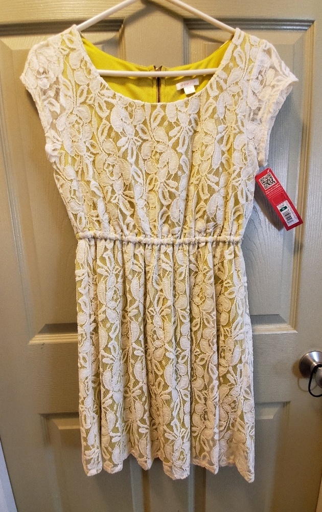 Lace floral dress